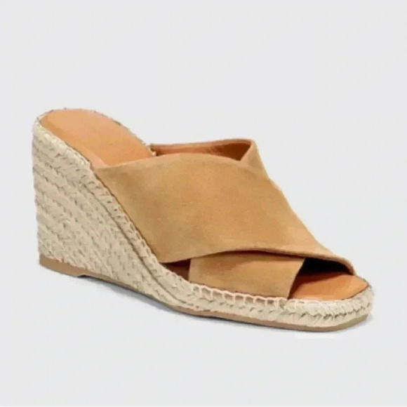 Vince Gaelan Wedge Sandals 9 - Picture 1 of 6
